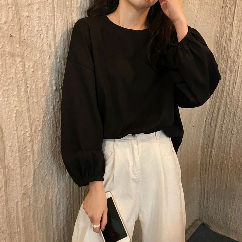 ins超火長袖t恤女春秋冬新款打底衫韓版潮原宿風學生寬松上衣-細節圖3