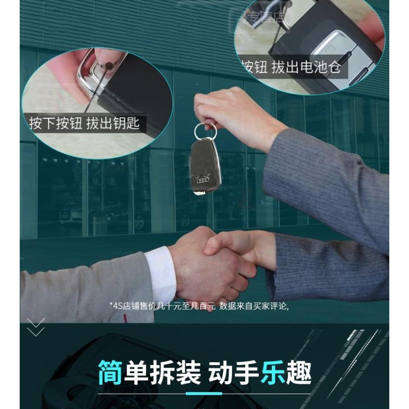 奔馳車鑰匙電池GLE450 GLS350d GLS400 GLS320智能遙控器電子-細節圖8