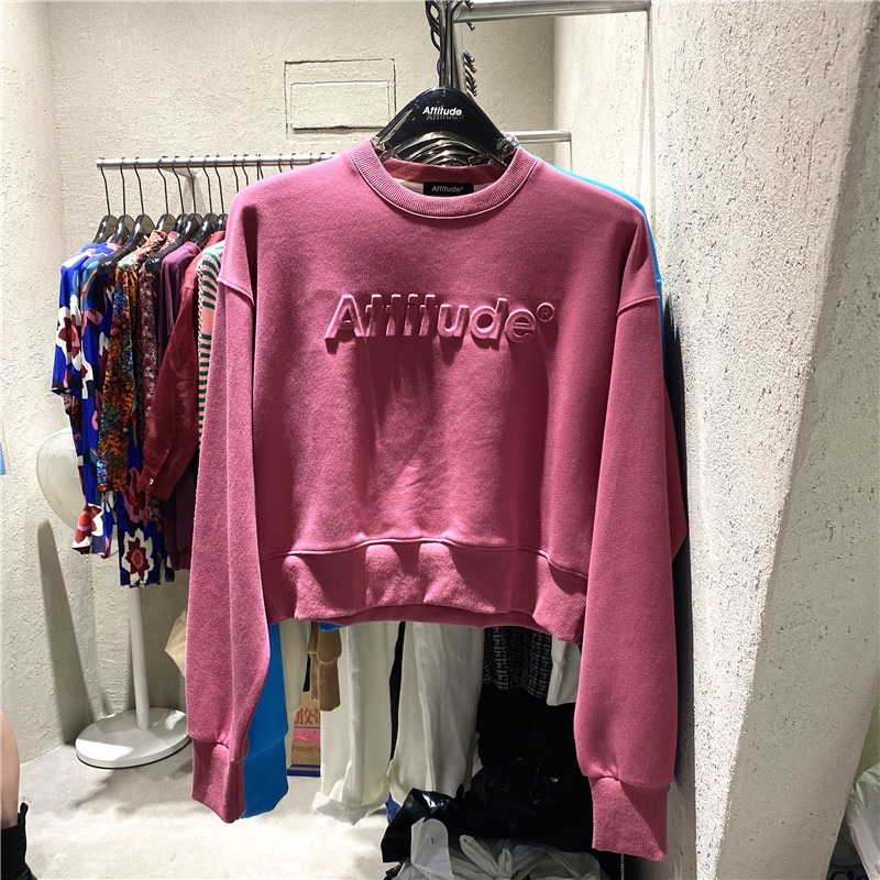 ins超火加絨加厚衛衣女秋冬短款外套韓版潮慵懶風bf學生寬松上衣-細節圖2