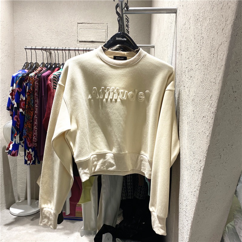 ins超火加絨加厚衛衣女秋冬短款外套韓版潮慵懶風bf學生寬松上衣-細節圖3