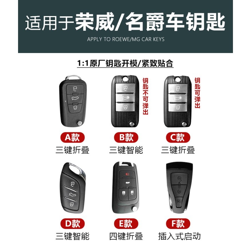 榮威rx5鑰匙套PLUS 21款EI5/i5/i6MAX/rx3 8/名爵6zs/MG領航車包-細節圖6