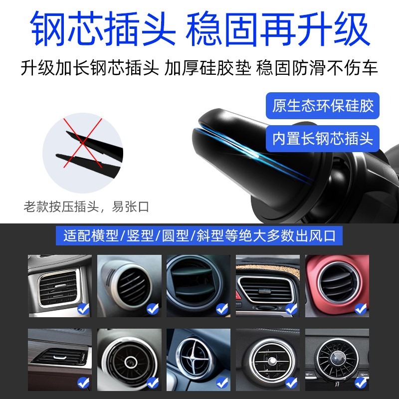 車載手機車支架汽車用品開車放神器必備網紅車上車內導航固定支撐-細節圖2