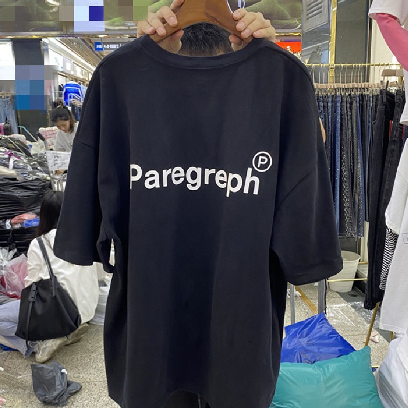 ins超火T恤女春夏新款刺繡短袖韓版潮學生高街寬松hiphop炸街上衣-細節圖5