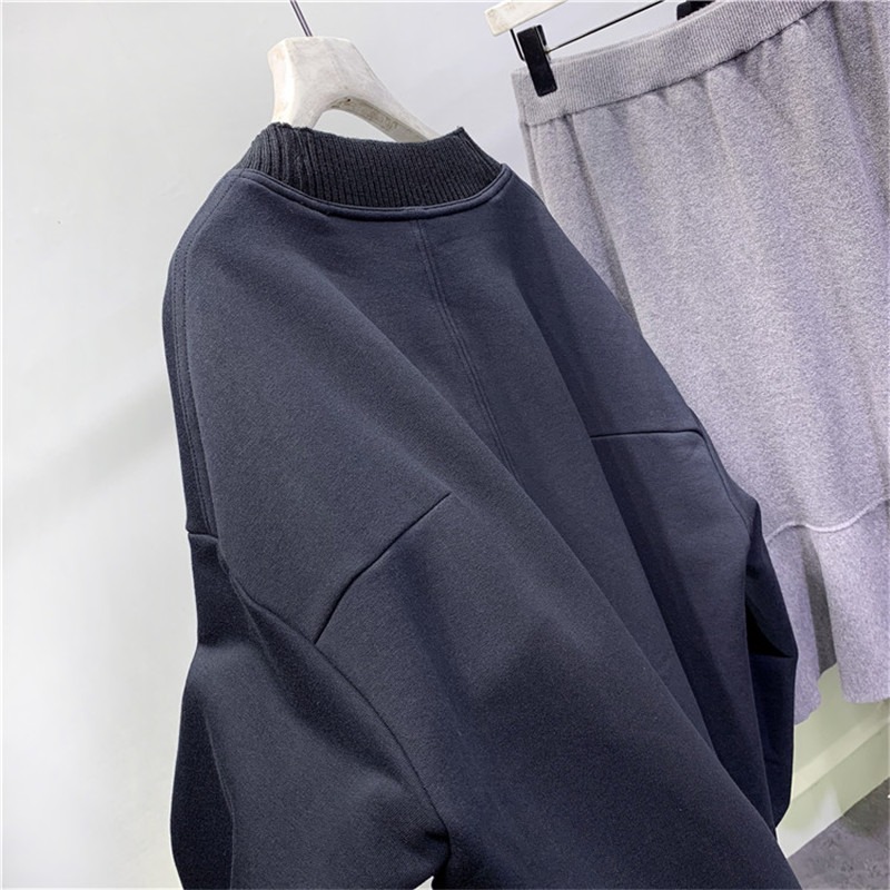 waitmore超火cec衛衣女春秋寬松韓版ins潮慵懶風bf學生V領上衣服-細節圖2