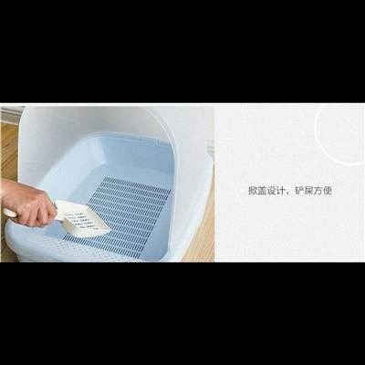貓砂盆全封閉抽屜式貓廁所封閉式大號貓沙盆貓屎盆超大雙層貓廁所-細節圖2