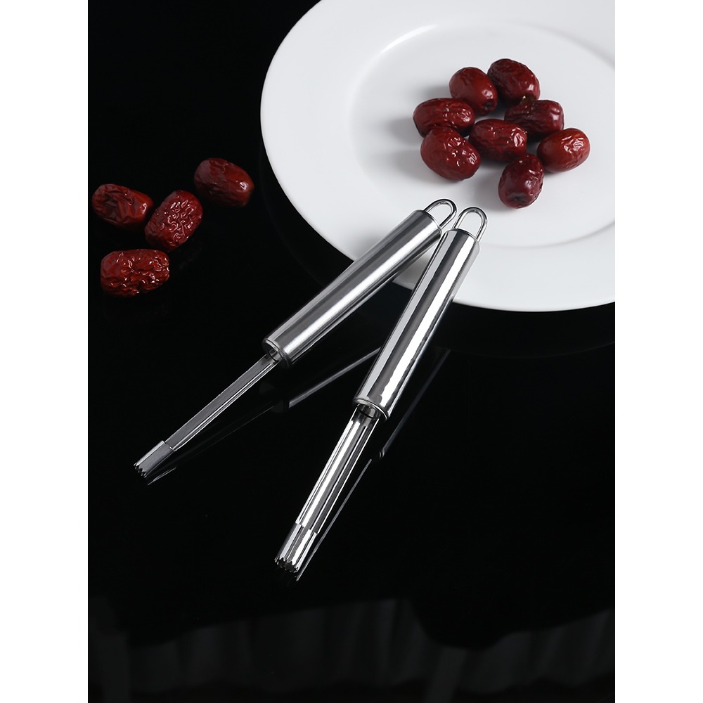 廚房不銹鋼紅棗去核器工具家用去大棗核棗胡神器多功能去核切片器-細節圖2