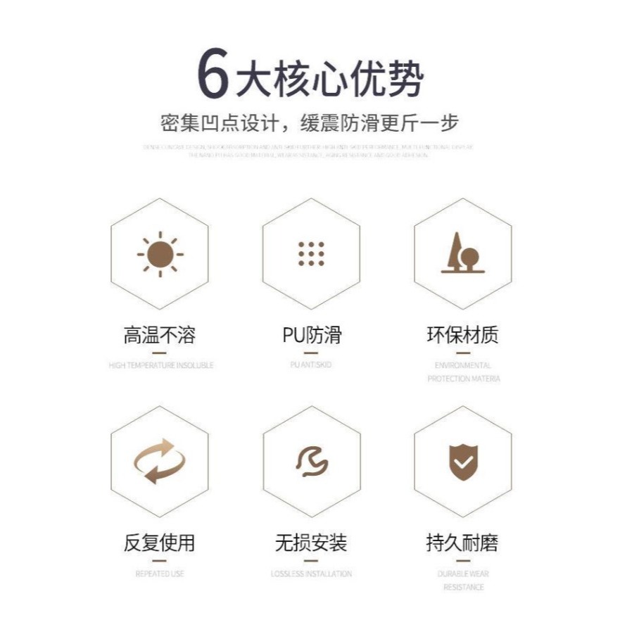 汽車車用防滑墊手機車載香水擺件硅膠粘性車內儀表臺置物貼耐高溫-細節圖9