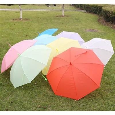 小清新學生半透明長柄雨傘磨砂創意禮品傘晴雨太陽傘女定做廣告傘(單支價)-細節圖2