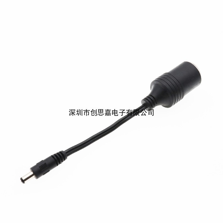DC母插座電源線大功率母座轉換點煙器插頭 點煙器母座5.5*2.1-細節圖7