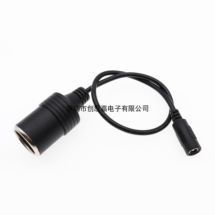 DC母插座電源線大功率母座轉換點煙器插頭 點煙器母座5.5*2.1-細節圖9