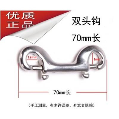 不銹鋼加長雙頭鉤扣金屬手銬鎖腳銬鐐銬男女用束縛工具另類玩具-細節圖3