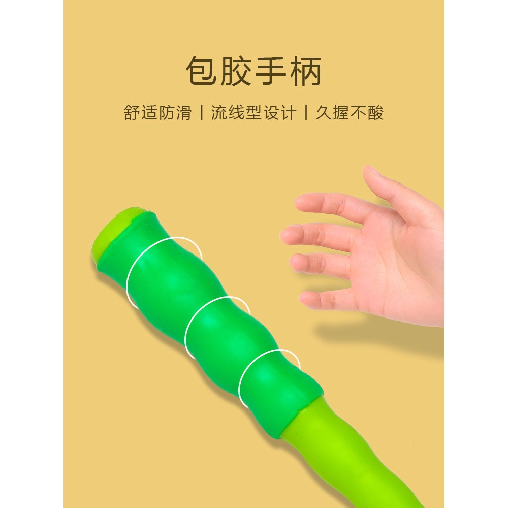 兒童竹節跳繩可調節幼兒園小學生初學專用繩幼兒專業花樣珠節繩子-細節圖3