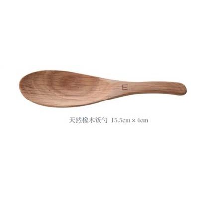 枔木木勺zakka木製天然實木日式創意魚型雞腿飯勺兒童飯勺湯勺-細節圖2