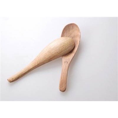 枔木木勺zakka木製天然實木日式創意魚型雞腿飯勺兒童飯勺湯勺-細節圖3