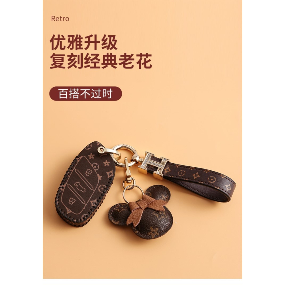 名爵6鑰匙套hs銳行gs銳騰mg6/3個性zs專用gt女士高檔汽車鑰匙包扣-細節圖6