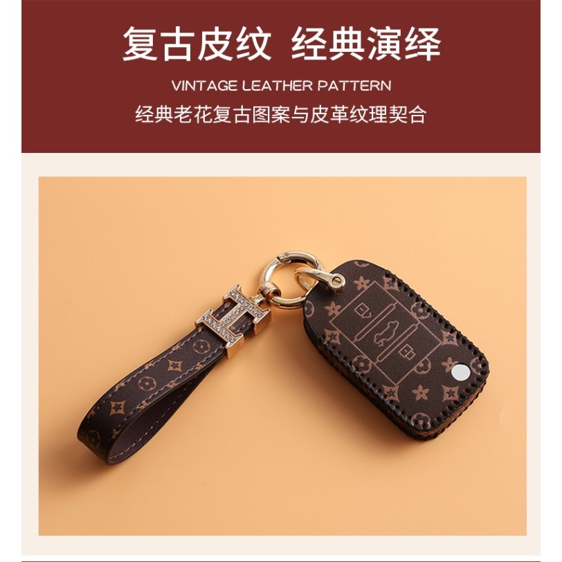 名爵6鑰匙套hs銳行gs銳騰mg6/3個性zs專用gt女士高檔汽車鑰匙包扣-細節圖9