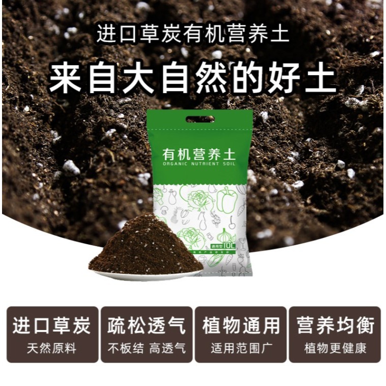 多肉營養土種菜蔬菜通用型種植花土壤盆栽種花泥土家用珍珠巖韭菜-細節圖7