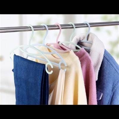 素色衣架掛衣架晾衣架衣掛a558塑料兒童衣架防滑加厚家用曬衣架-細節圖3