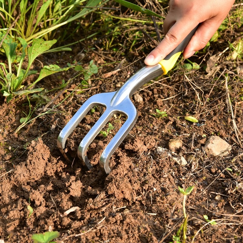 園藝種花工具家用鬆土種菜不生銹鋁合金小鏟子養花套裝種植-細節圖2