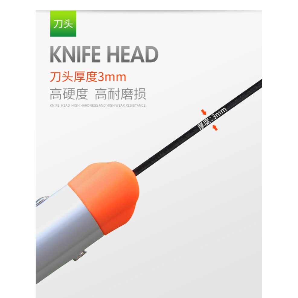 家用鐮刀園藝砍刀高碳鋼鋁柄割硬草蘆葦灌木砍樹枝玉米桿大鐮刀-細節圖9