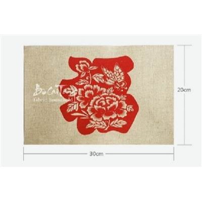 中式家居擺件/裝飾畫照片牆/布畫芯實木有框畫/蝴蝶牡丹歐美式風-細節圖3