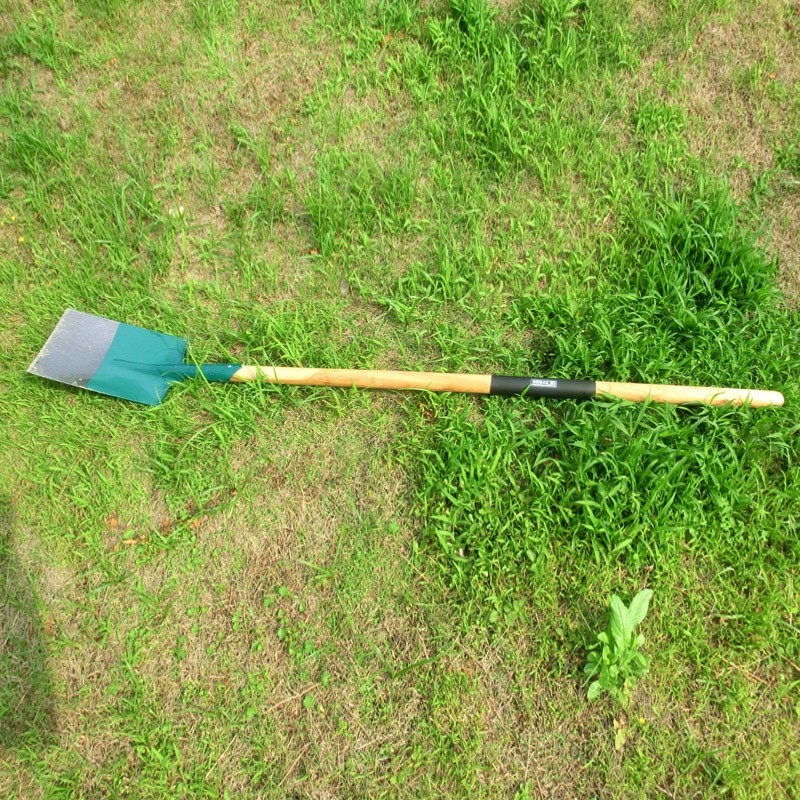 潘易園林鐵鍬平頭鍬農用鬆土圓鍬寬鍬農用工具尖頭鋼鍬鏟鐵鍬包郵-細節圖4