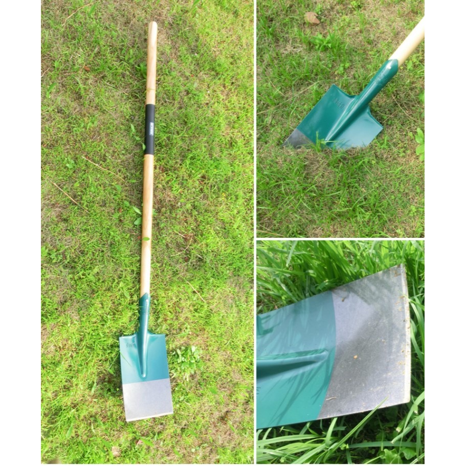潘易園林鐵鍬平頭鍬農用鬆土圓鍬寬鍬農用工具尖頭鋼鍬鏟鐵鍬包郵-細節圖5