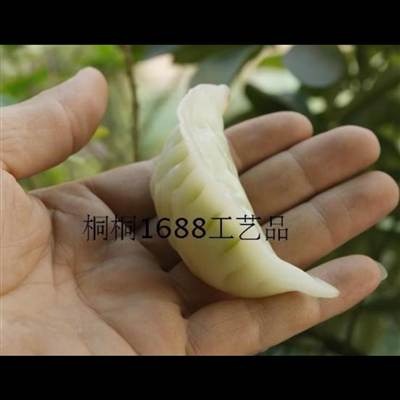 仿真食物食品模型道具仿真餃子玩具假煎水餃10入-細節圖2