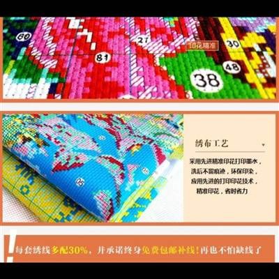 diy一帆風順客廳十字繡圖案新款簡約現代刺繡清新-細節圖3
