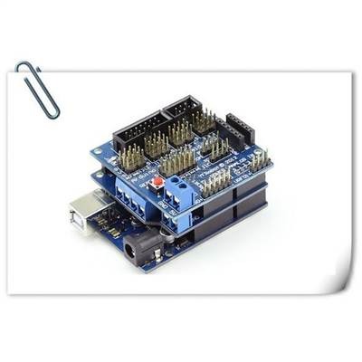 arduino 直流電機驅動擴展板l298p 模塊h橋智能小車-細節圖3