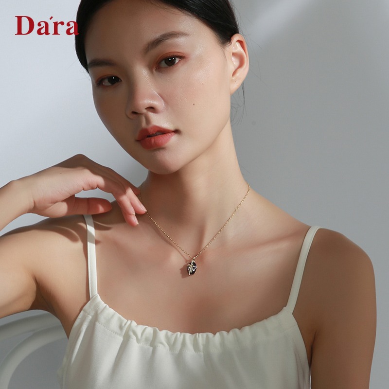 高級感輕奢合成寶石蝴蝶結項鏈女小眾設計年新款秋冬鎖骨鏈爆-細節圖4