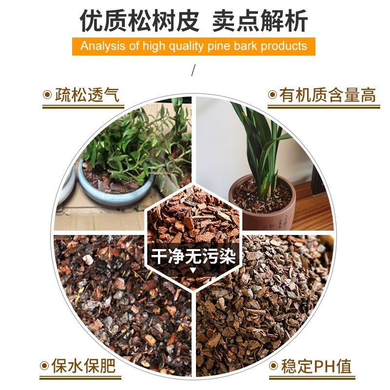 發酵松樹皮腐熟松磷蘭花土專用營養土鐵皮石斛蘭科多肉栽培基質-細節圖4