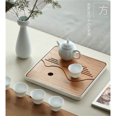 日式茶盤竹茶海-細節圖2
