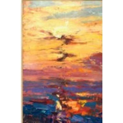 油畫掛畫客廳大海抽像風景畫-細節圖2
