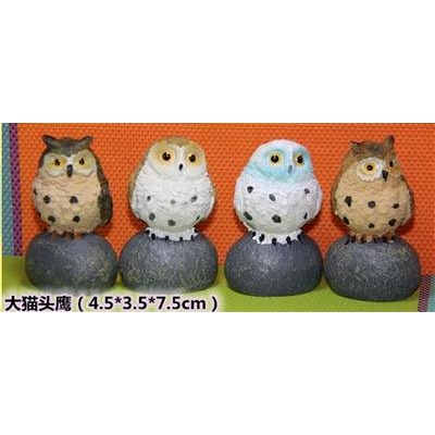 樹脂貓頭鷹歐式居家擺件貓頭鷹擺件玄關擺件電視櫃桌面書架擺件-細節圖2