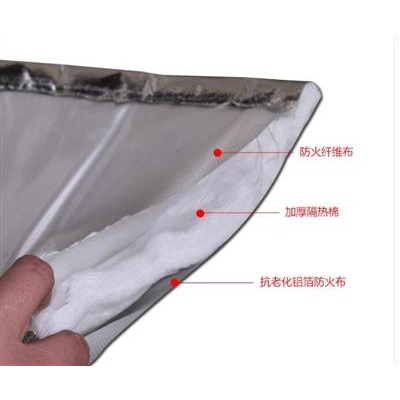 排氣管防火棉發動機隔熱棉聯合收割機身防火衣阻燃棉隔音保溫棉布-細節圖3