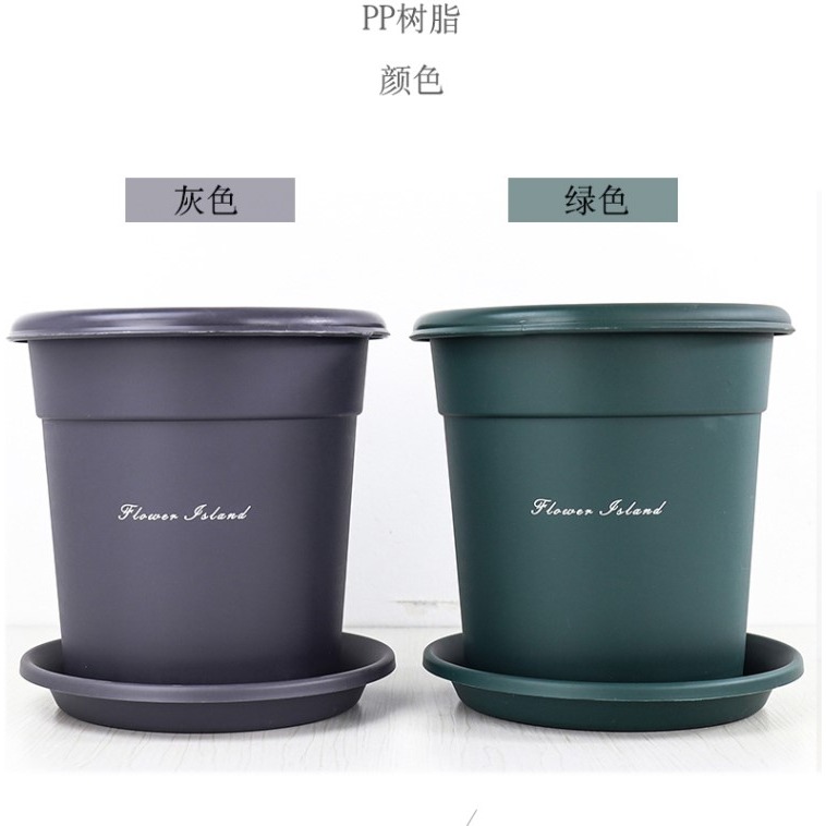 二代青山盆控根花盆綠蘿多肉月季種植專用大號樹脂塑料創意加侖盆-細節圖9