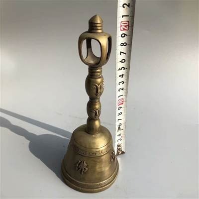 佛字黃色鈴鐺-細節圖2