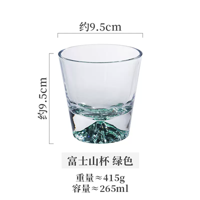 日式創意富士山玻璃杯-細節圖2