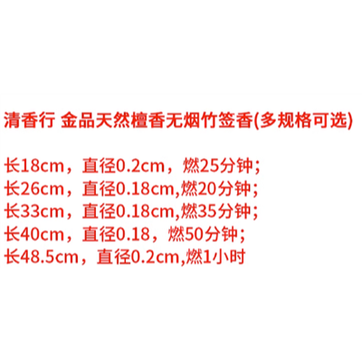 純無菸檀香(1入3包-細節圖3