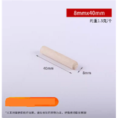 直紋圓木榫木釘木棒-細節圖2