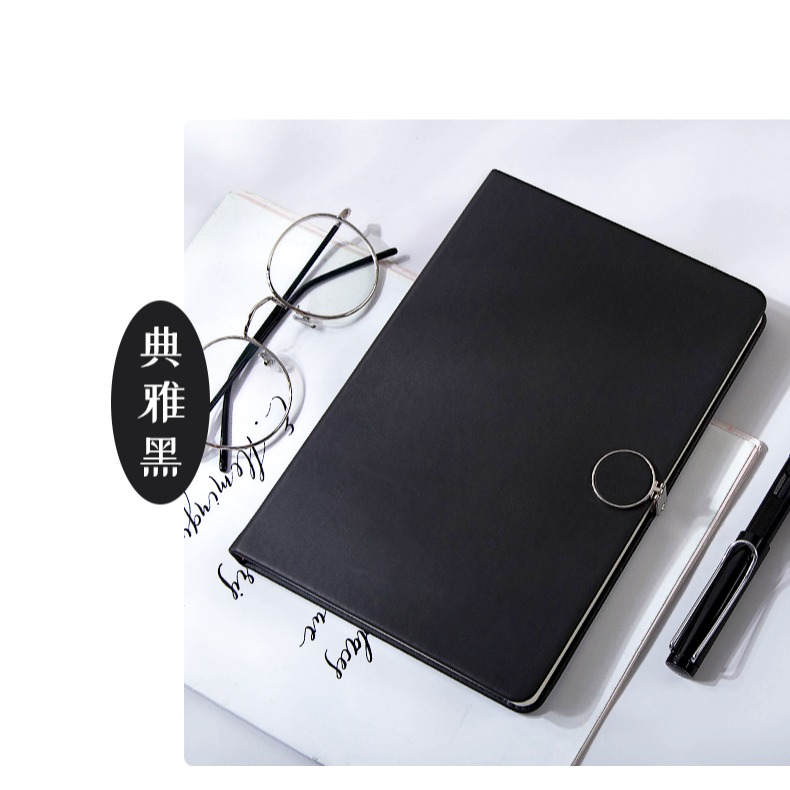 a5筆記本子加厚簡約大學生日記本手帳ins風磁扣硬皮復古網紅少女心文藝精緻創意工作會議記錄商務記事本定製-細節圖10