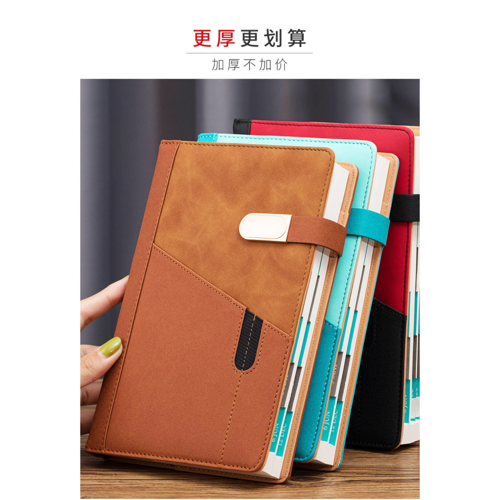 2022年日程本每日計劃自律打卡本加厚帶扣時間管理手冊簡約文藝精緻日歷本商務記錄本工作會議記事本筆記本子-細節圖9