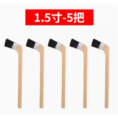 彎柄毛刷長柄黑毛刷-細節圖2