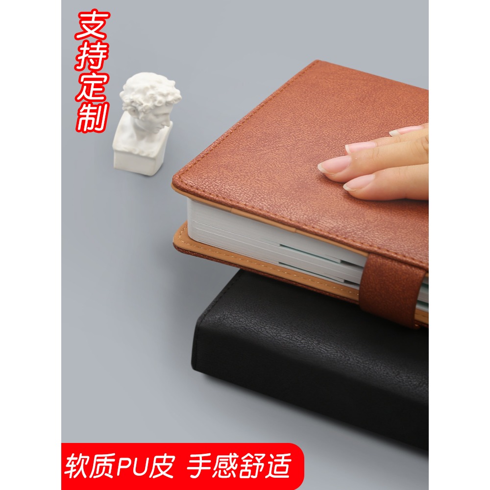2022年日程本商務搭扣日歷記事本每日工作效率手冊簡約大學生時間軸管理計劃表自填式筆記本子厚可定製logo-細節圖4