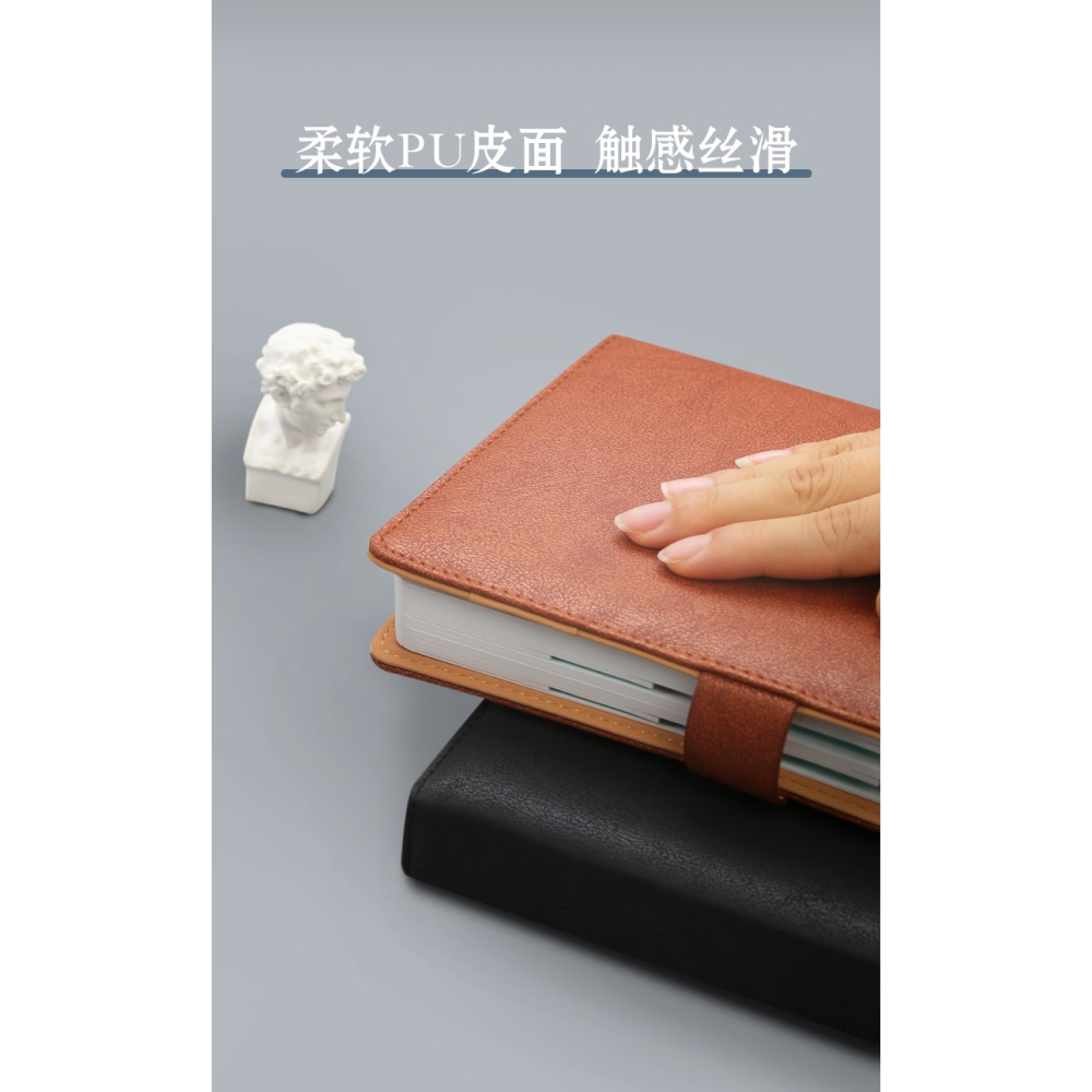 2022年日程本商務搭扣日歷記事本每日工作效率手冊簡約大學生時間軸管理計劃表自填式筆記本子厚可定製logo-細節圖9