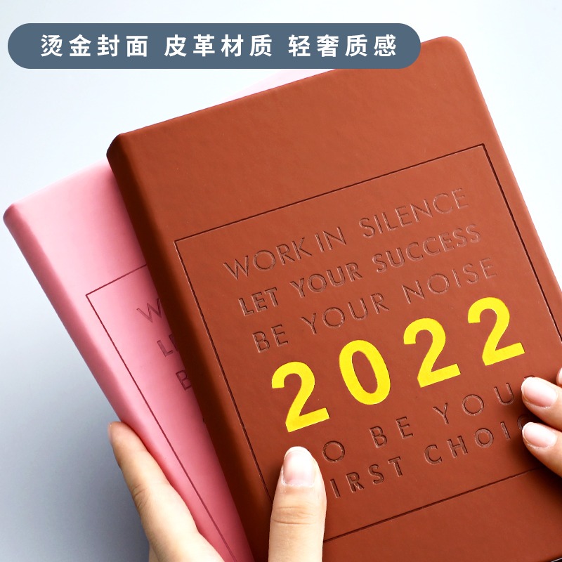 2022年計劃表日程本365天工作計劃記事本文藝精緻效率手冊網紅手賬本學習打卡日歷本每日時間規劃軸筆記本子-細節圖5