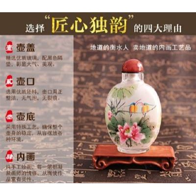 鼻煙壺外事會議禮品中國風地區特色工藝品送老外創意清趣-細節圖2