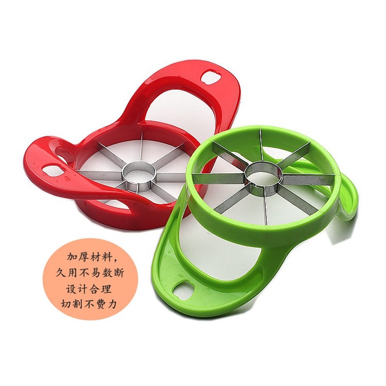 沃達美蘋果分割器 水果叉廚房用品不銹鋼切片大號水果切割器-細節圖9