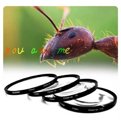 微距近攝鏡接環58mm近攝鏡2倍+58mm4倍+58mm10倍 ( 3個倍數鏡 )-細節圖2